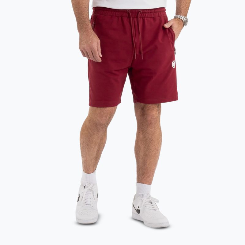 Pánské šortky  Pitbull Nugget burgundy
