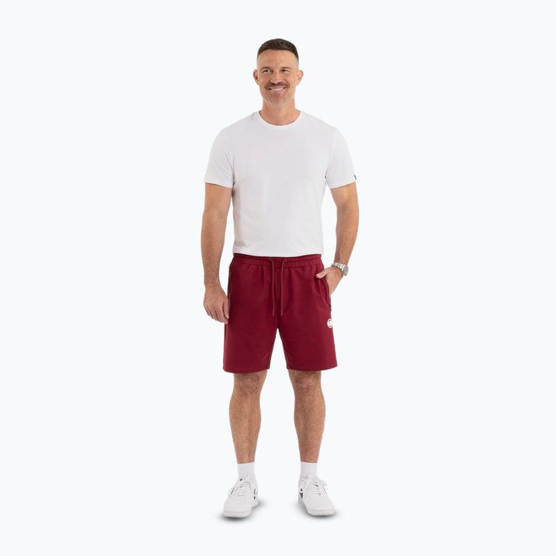 Pánské šortky  Pitbull Nugget burgundy 2