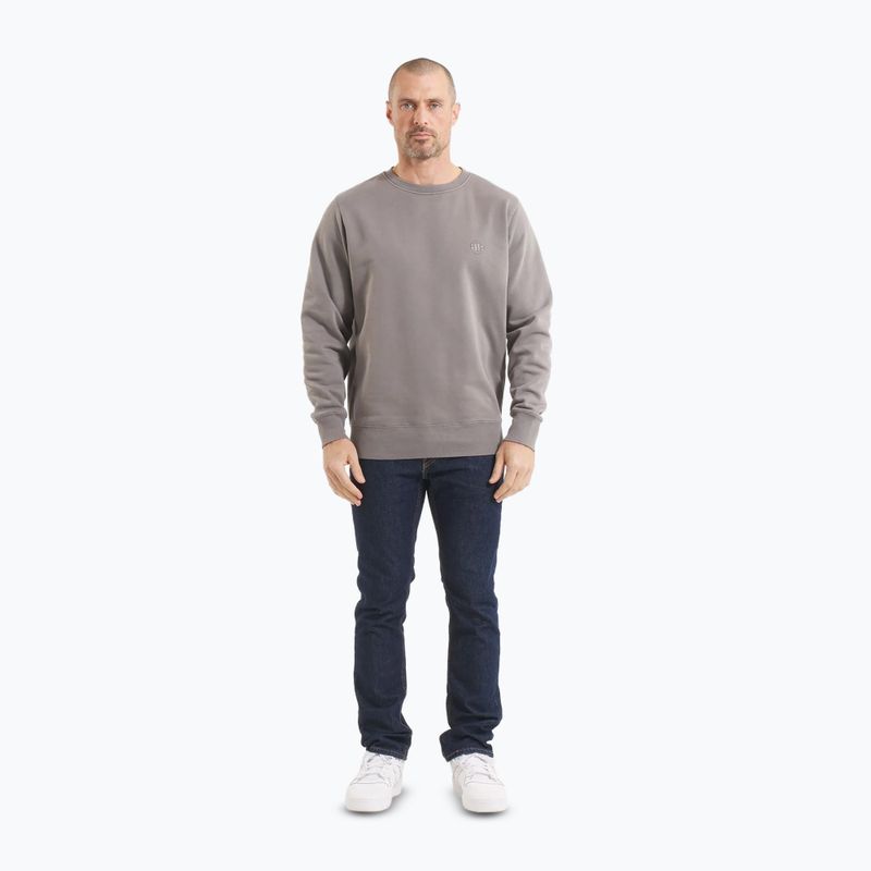 Pánská mikina Pitbull Lancaster 2 Crewneck Sweatshirt washed grey 2