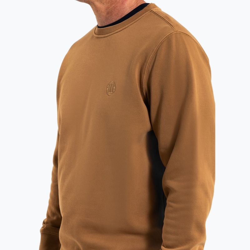 Pánská mikina Pitbull Lancaster 2 Crewneck Sweatshirt honey yellow 4