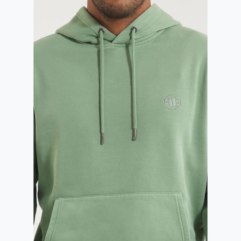 Pánská mikina Pitbull Lancaster 2 Hooded Sweatshirt washed green 3