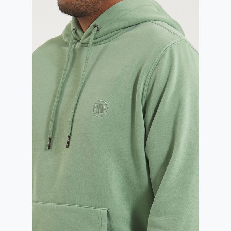 Pánská mikina Pitbull Lancaster 2 Hooded Sweatshirt washed green 4