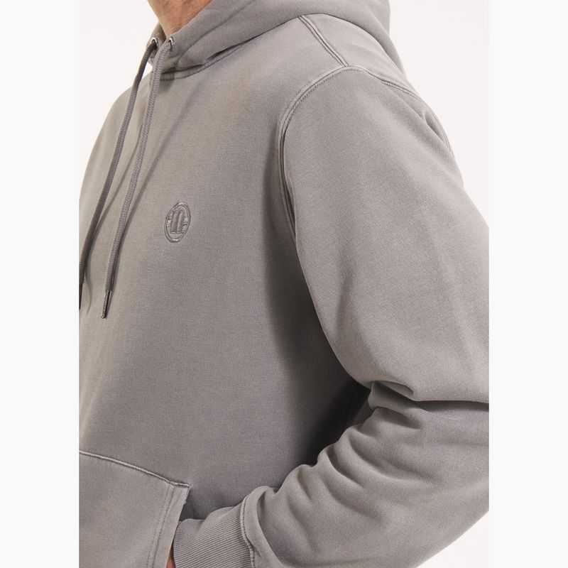 Pánská mikina Pitbull Lancaster 2 Hooded Sweatshirt washed grey 4