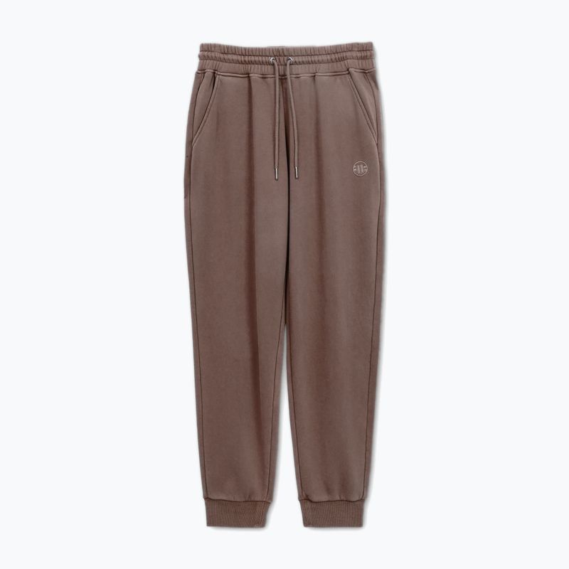 Pánské tepláky Pitbull Lancaster 2 washed burgundy 4