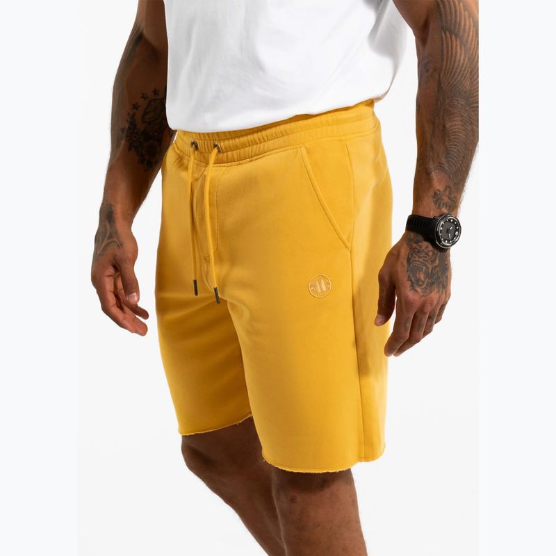 Pánské šortky Pitbull Lancaster 2 washed yellow 5
