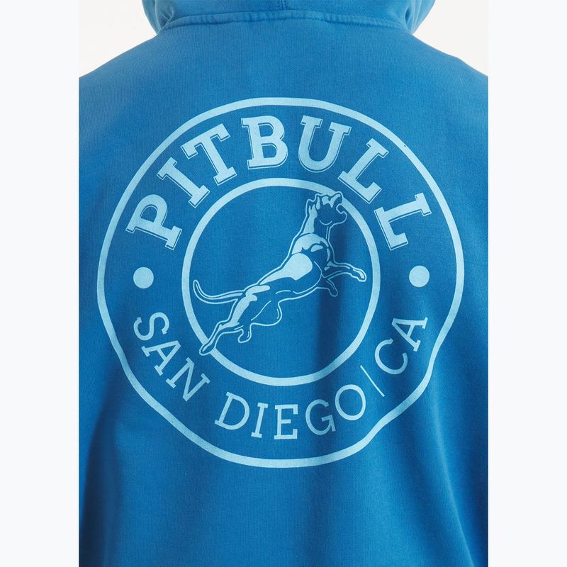 Mikina Pitbull Vintage Boxing Hooded Sweatshirt shade blue 5