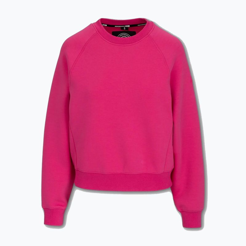 Dámská mikina Pitbull Discovery Crewneck Sweatshirt raspberry red 4