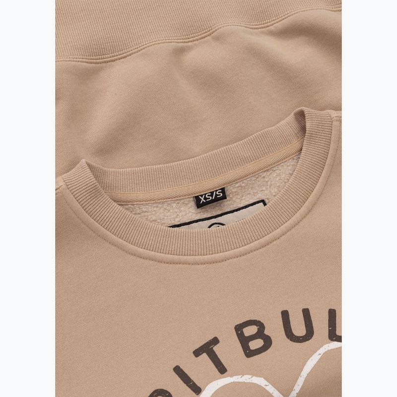 Dámská mikina Pitbull Manzanita Heart Crewneck Sweatshirt sand 6