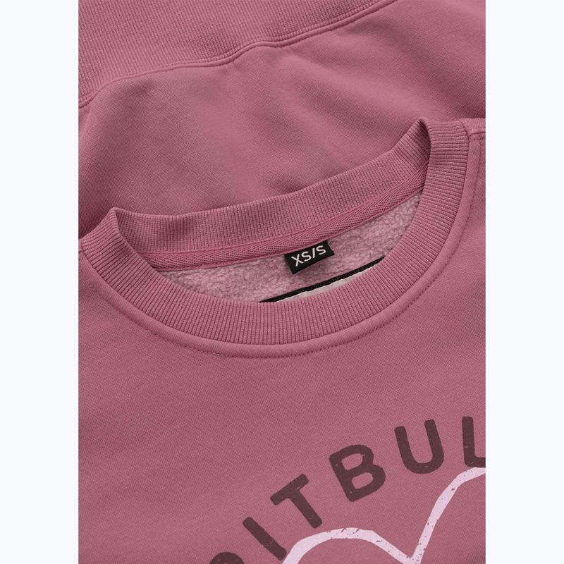 Dámská mikina Pitbull Manzanita Heart Crewneck Sweatshirt pink 8