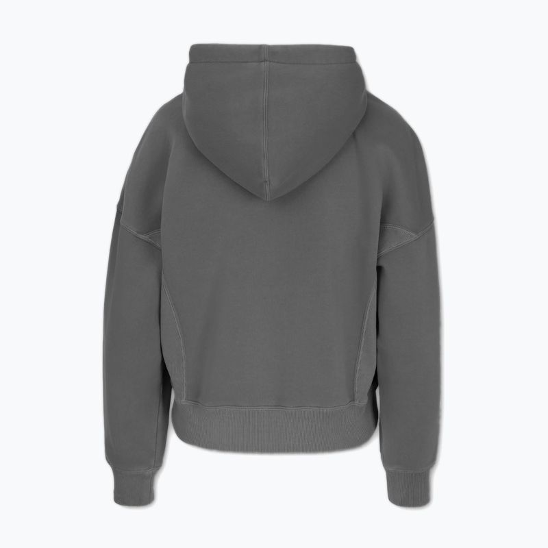 Dámská mikina Pitbull Manzanita Heart Hooded Zip Sweatshirt washed grey 5