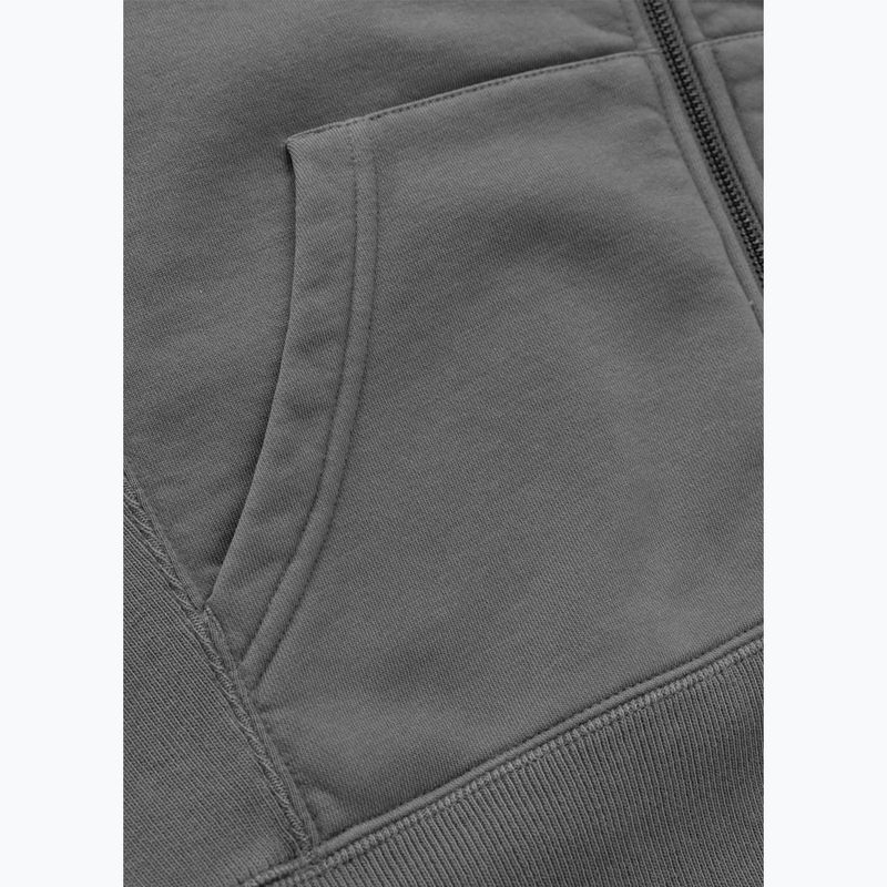 Dámská mikina Pitbull Manzanita Heart Hooded Zip Sweatshirt washed grey 10