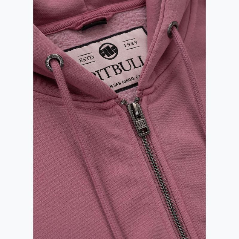 Dámská mikina Pitbull Manzanita Heart Hooded Zip Sweatshirt pink 7
