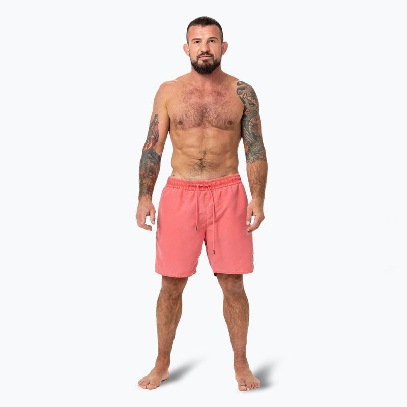 Pánské plavecké šortky Pitbull Balfour flame red 2