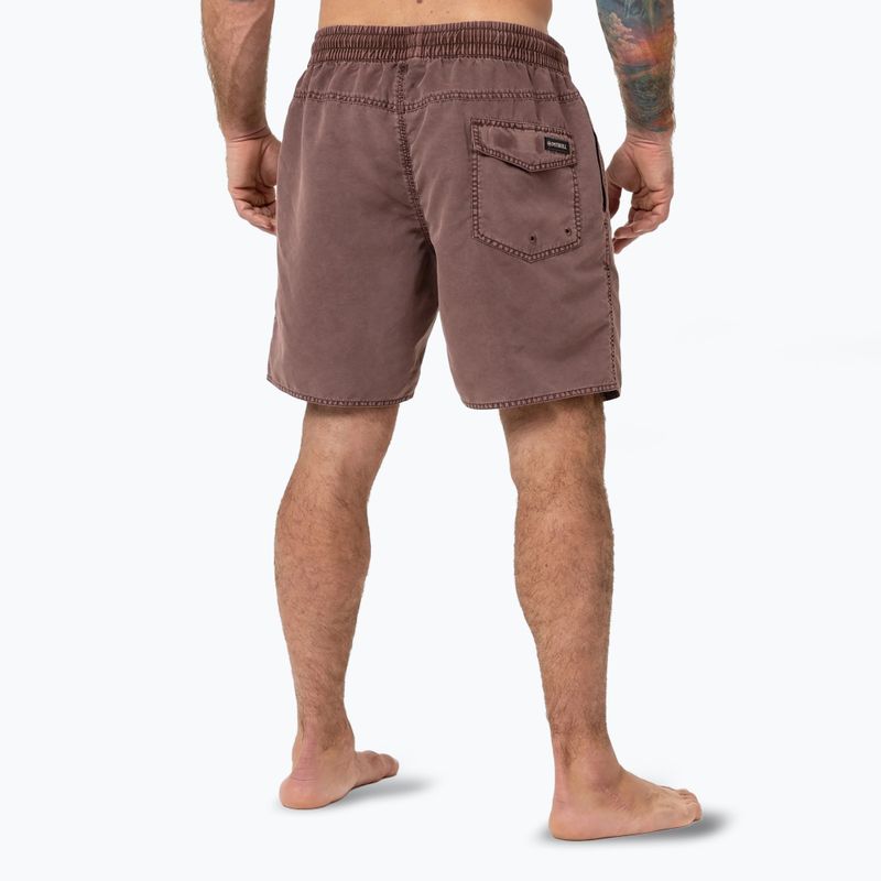 Pánské plavecké šortky Pitbull Balfour dusty burgundy 3