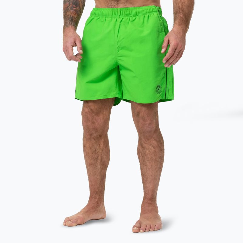 Pánské plavecké šortky Pitbull Crownhill fluo green 4