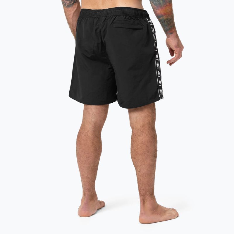 Pánské plavecké šortky Pitbull Blackmore black 3
