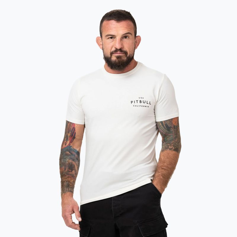 Pánské tričko Pitbull USA CAL off white