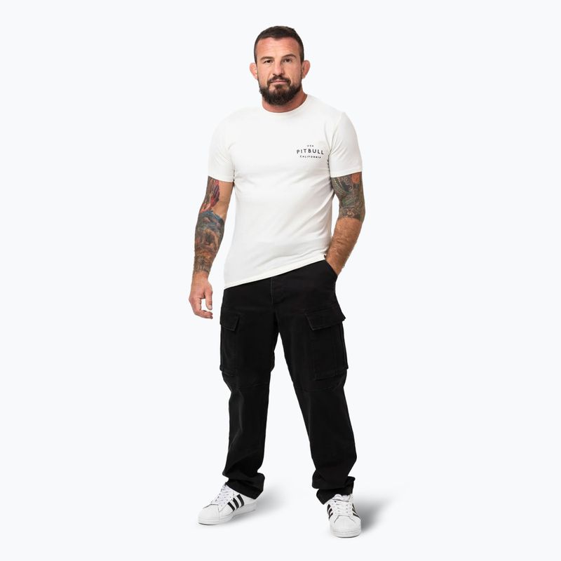Pánské tričko Pitbull USA CAL off white 2