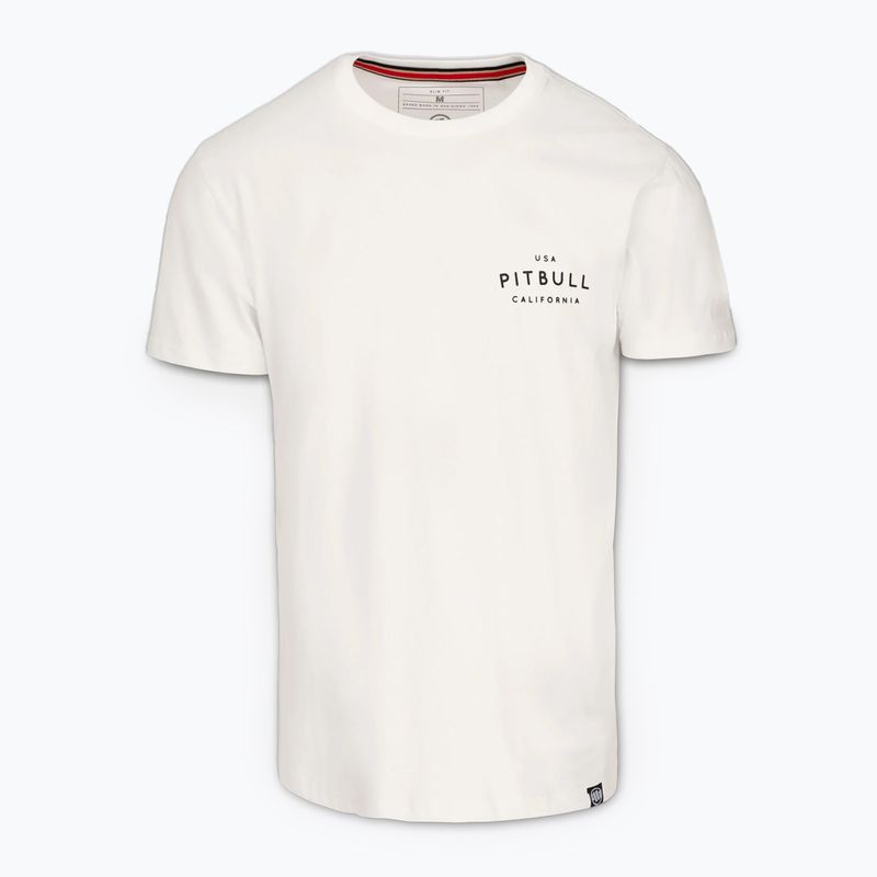 Pánské tričko Pitbull USA CAL off white 4