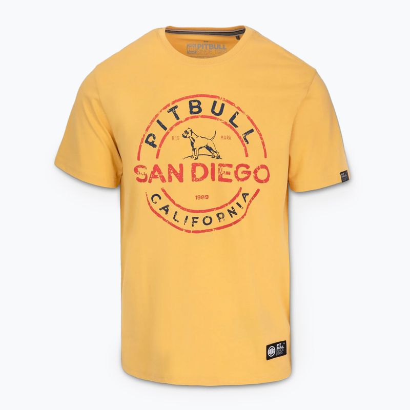 Pánské tričko Pitbull San Diego Ins. pale yellow 4