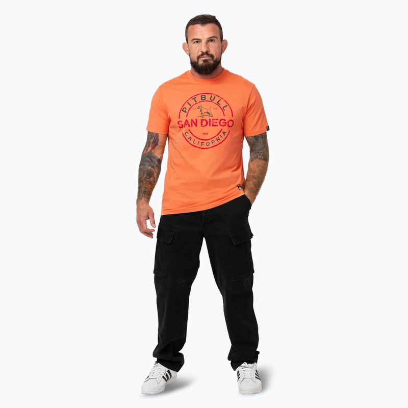 Pánské tričko Pitbull San Diego Ins. fluo orange 2
