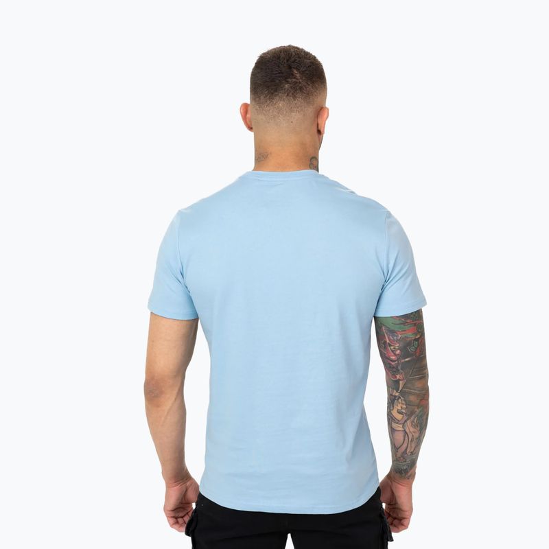 Pánské tričko na lezení Pitbull Palms light blue 3