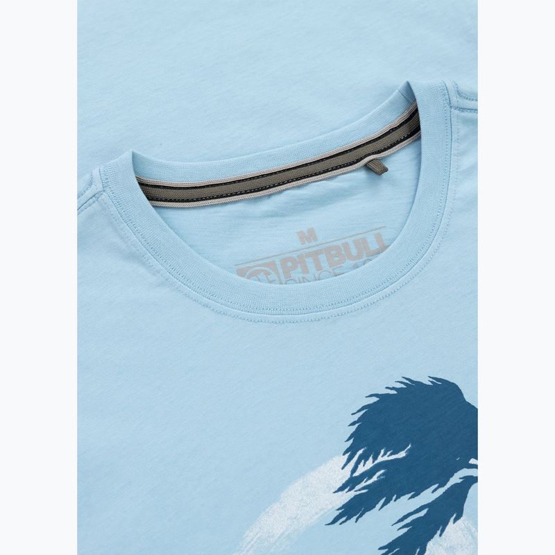 Pánské tričko na lezení Pitbull Palms light blue 6
