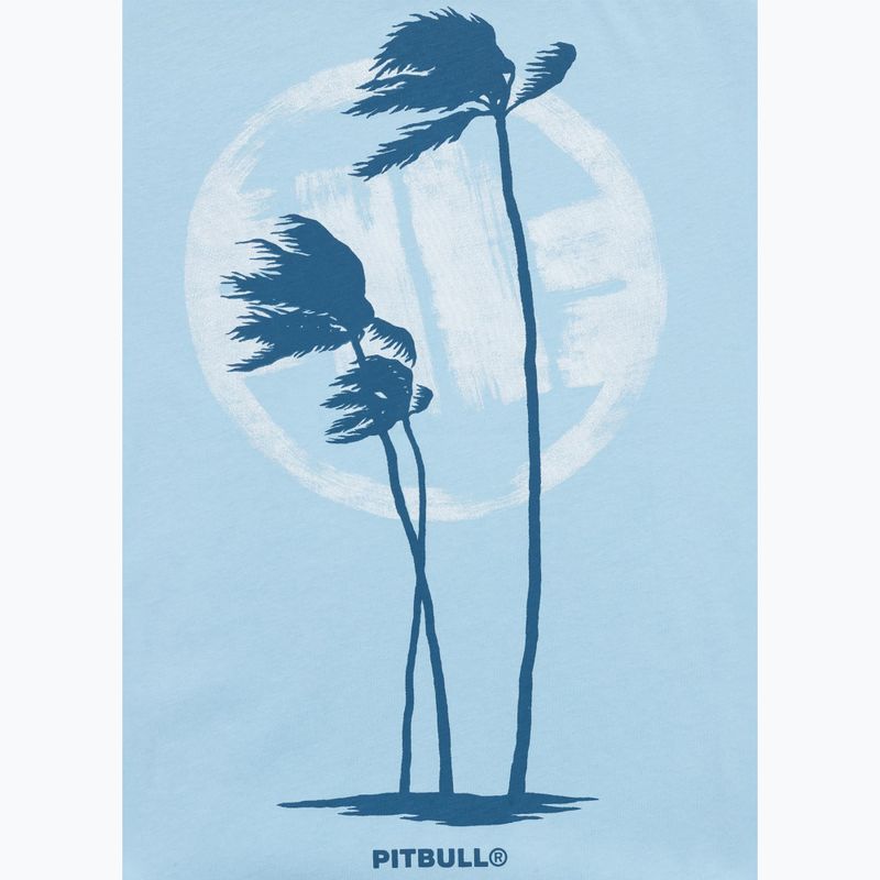 Pánské tričko na lezení Pitbull Palms light blue 7