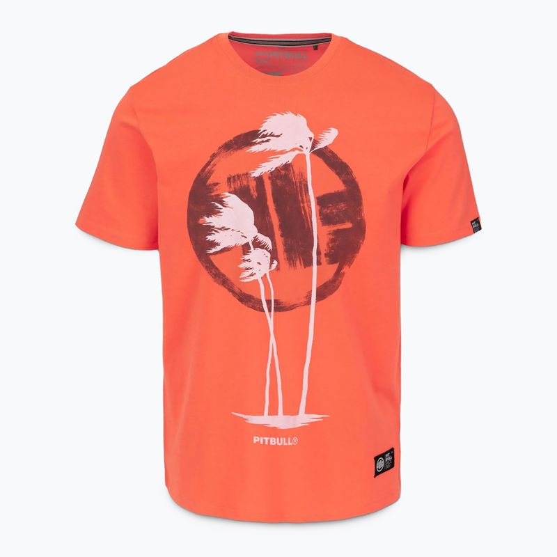 Pánské tričko Pitbull Palms bright salmon 4