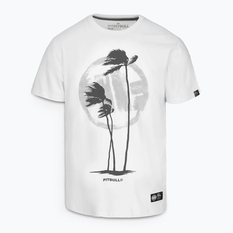 Pánské tričko Pitbull Palms white 4