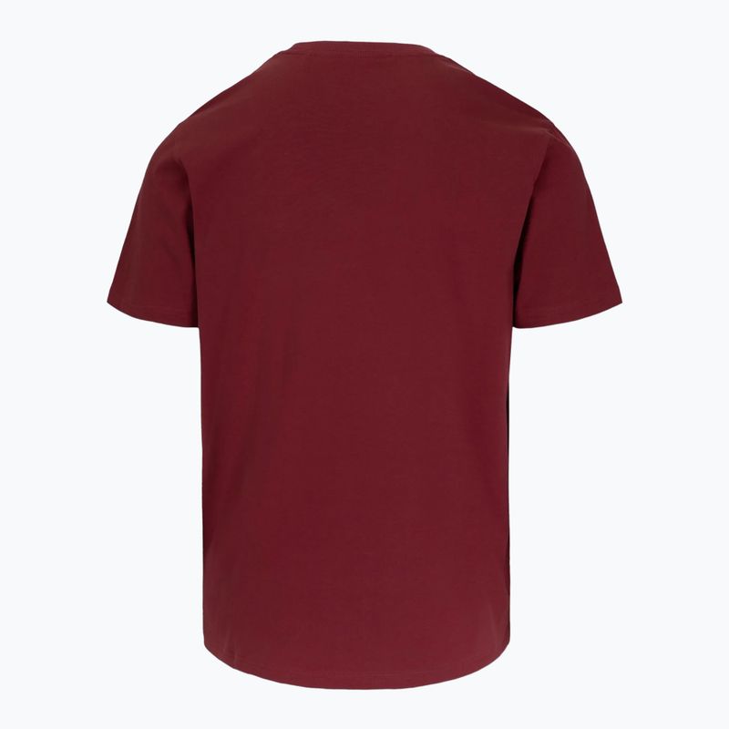 Pánské tričko Pitbull Logo Palms burgundy 5