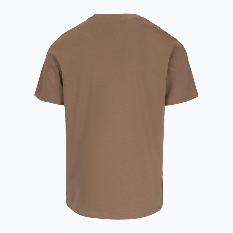 Pánské tričko Pitbull Logo Palms brown savana 5