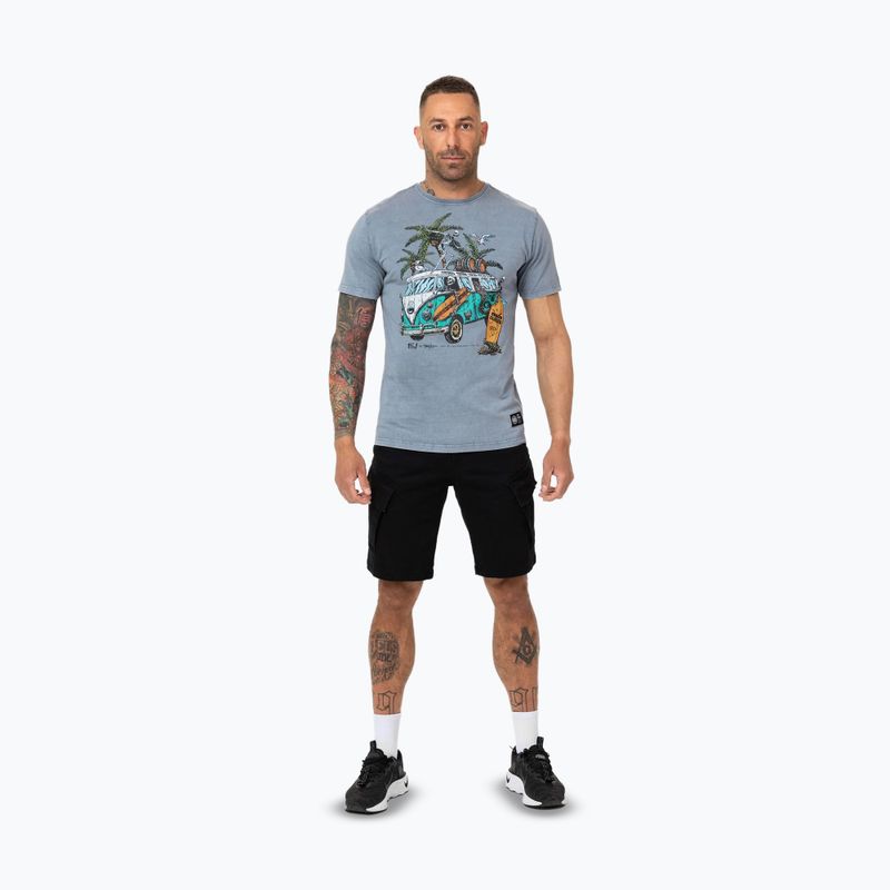 Pánské tričko Pitbull Open Beach wyshed blue 2