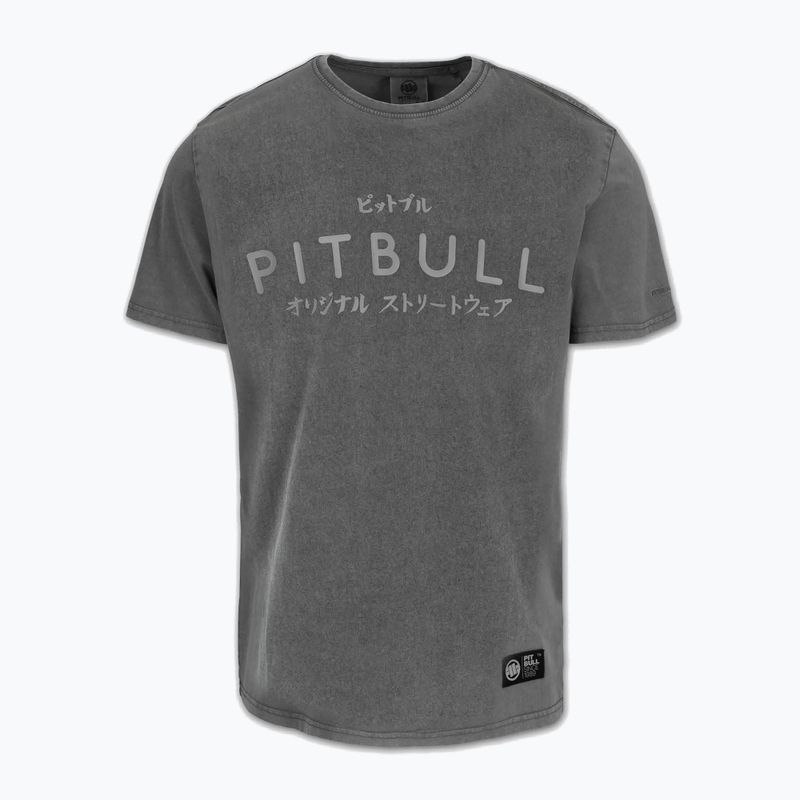 Pánské tričko Pitbull Mt. Fuji washed grey