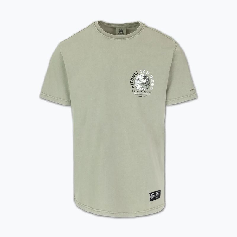 Pánské tričko Pitbull Planet Surf dusty salvia 4