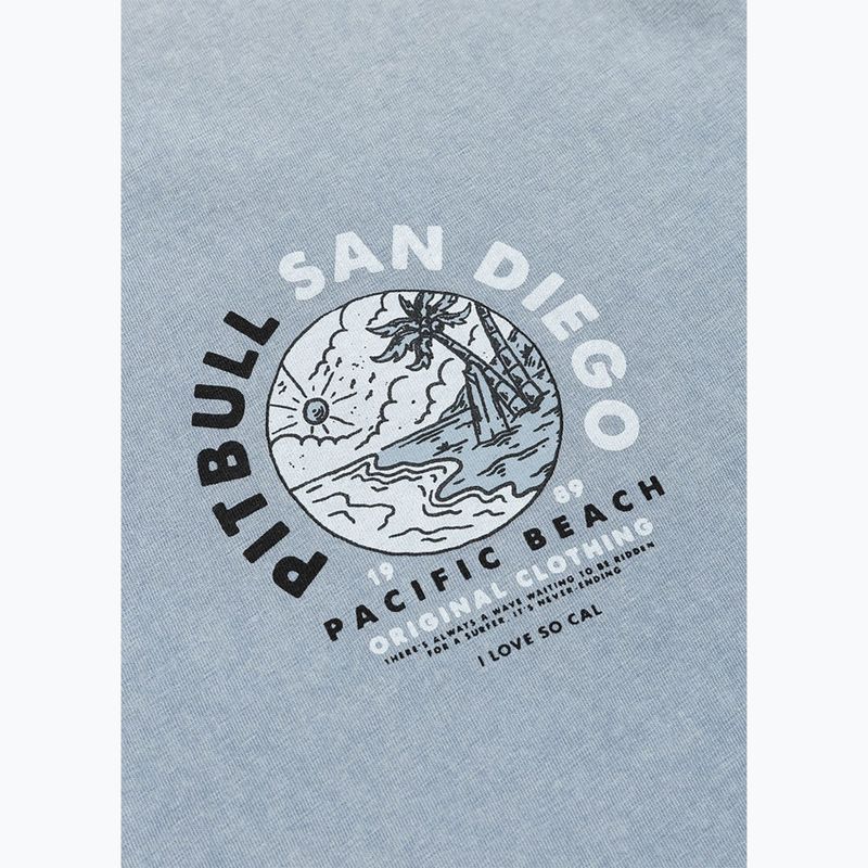 Pánské tričko Pitbull Planet Surf wyshed blue 8