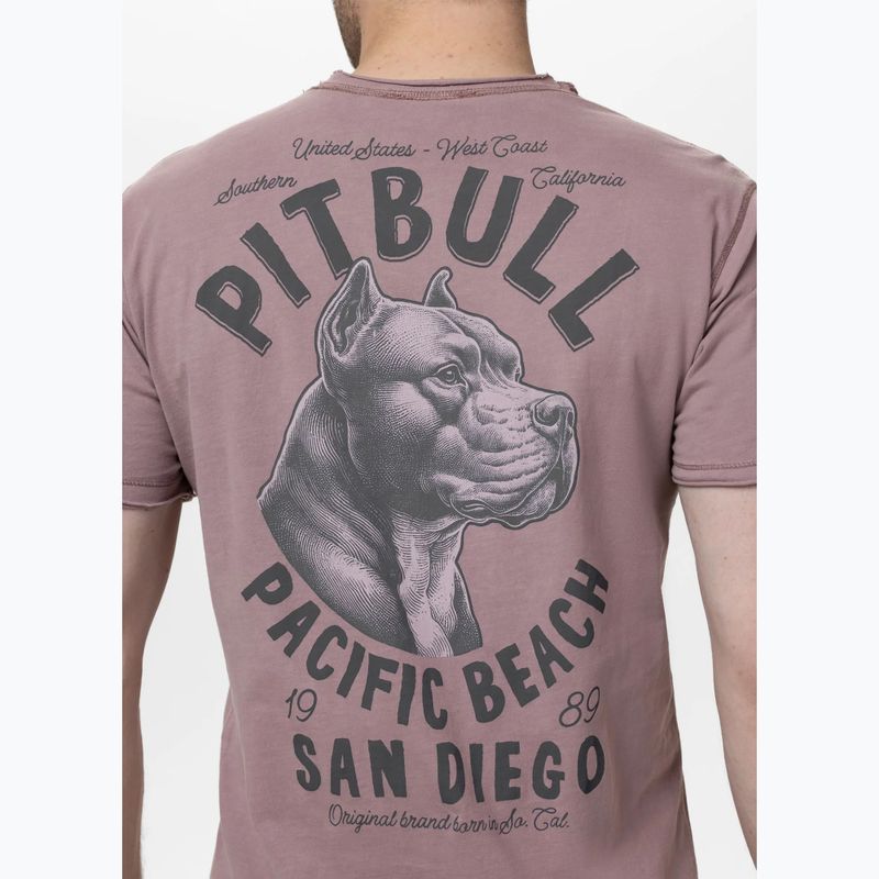 Pánské tričko Pitbull Pacific dusty burgundy 3