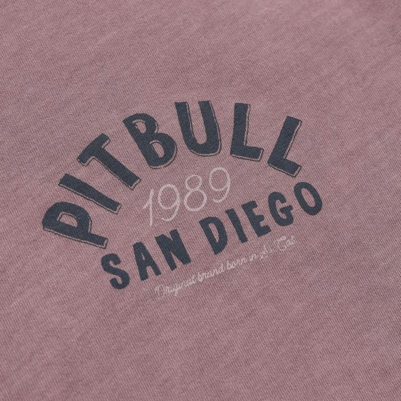 Pánské tričko Pitbull Pacific dusty burgundy 4