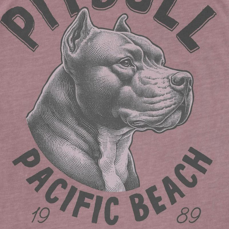 Pánské tričko Pitbull Pacific dusty burgundy 5