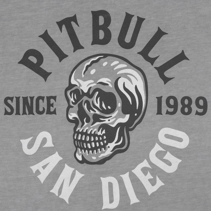 Pánské tričko Pitbull Shkull Logo grey 4