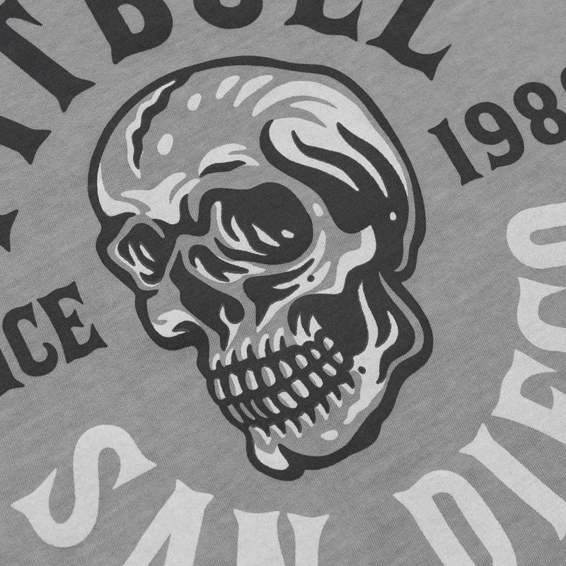 Pánské tričko Pitbull Shkull Logo grey 5