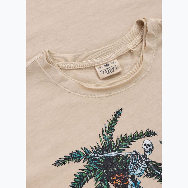 Pánské tričko Pitbull Open Beach ultra light sand 3