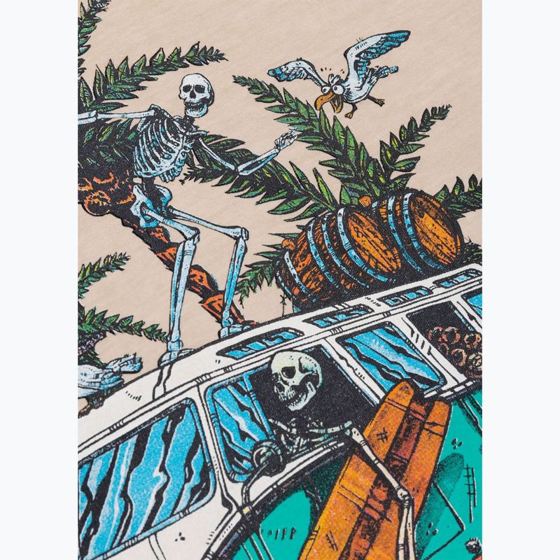 Pánské tričko Pitbull Open Beach ultra light sand 5