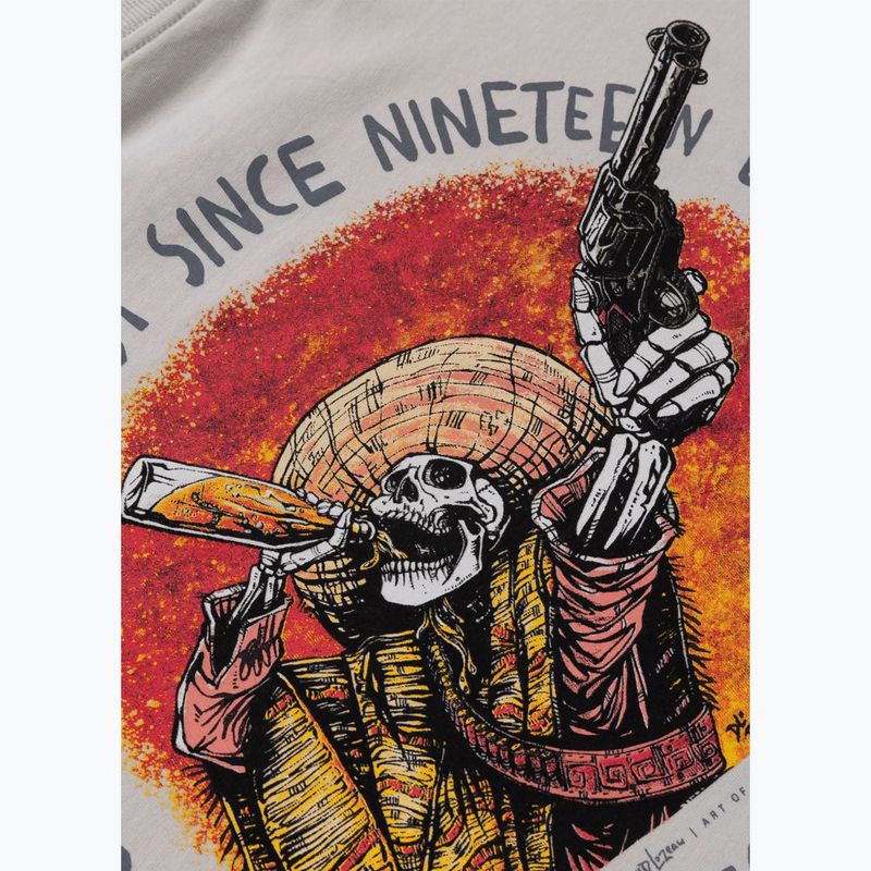 Pánské tričko Pitbull Shot For Shot white/blue 5