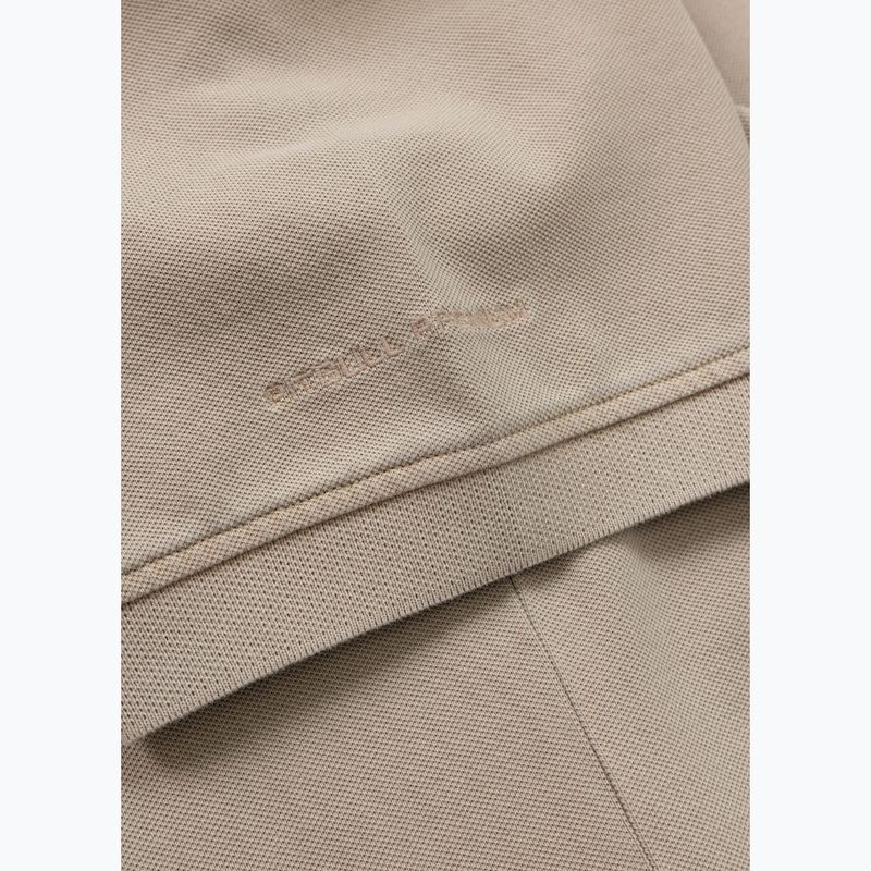 Pánské polotričko Pitbull Washed Polo Shirt pale sand 6