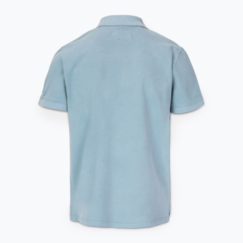 Pánské polotričko Pitbull Washed Polo Shirt washed blue 2