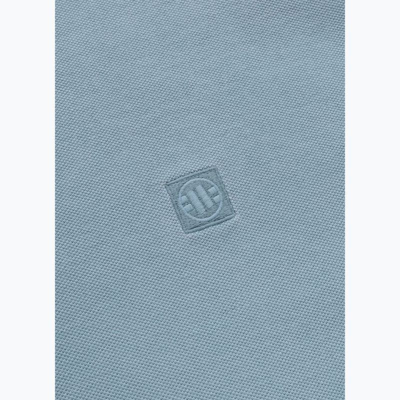 Pánské polotričko Pitbull Washed Polo Shirt washed blue 4