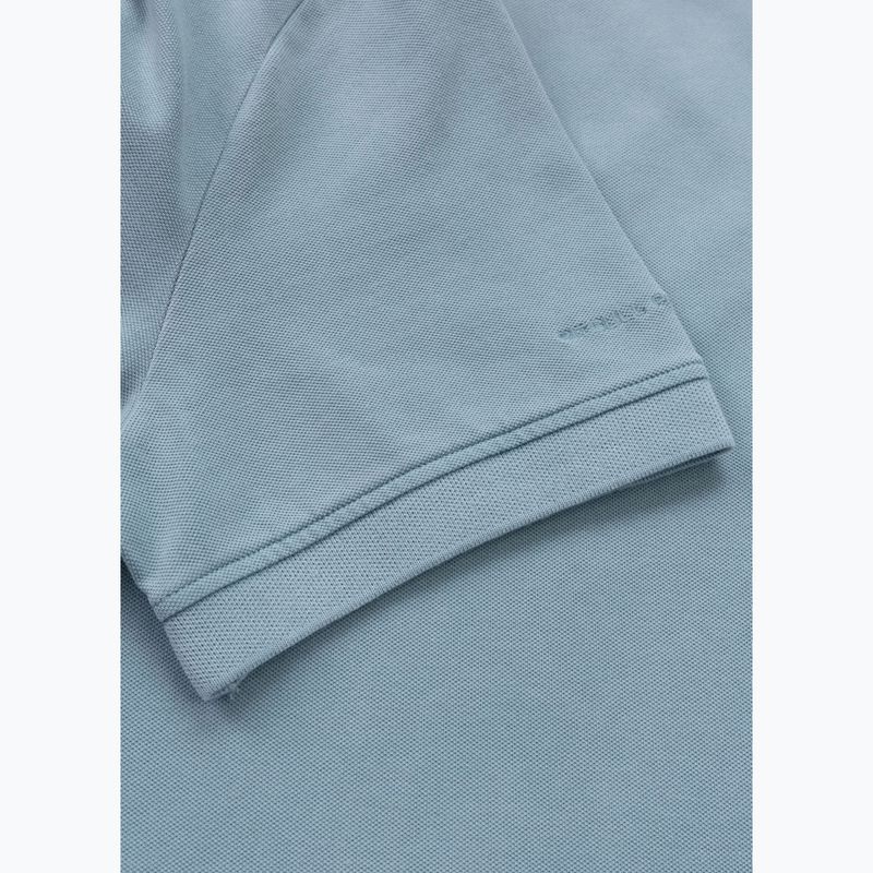 Pánské polotričko Pitbull Washed Polo Shirt washed blue 5