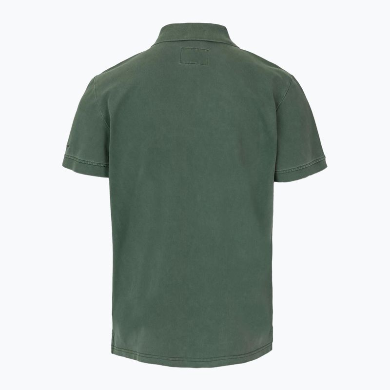 Pánské polotričko Pitbull Washed Polo Shirt sage green 2