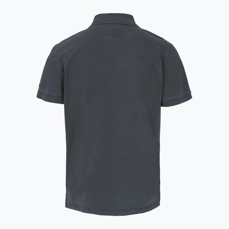 Pánské polotričko Pitbull Washed Polo Shirt dark graphite 2